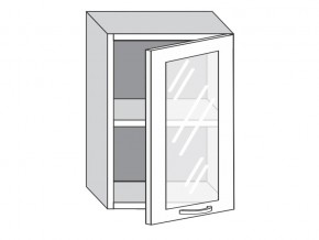 1.50.3 Шкаф настенный (h=720) на 500мм с 1-ой стекл. дверцей в Нижних Сергах - nizhnie-sergi.magazinmebel.ru | фото