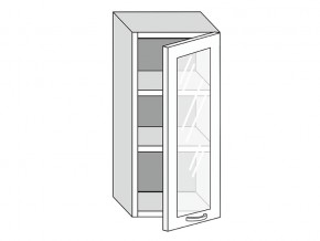 19.40.3 Шкаф настенный (h=913) на 400мм с 1-ой стекл. дверцей в Нижних Сергах - nizhnie-sergi.magazinmebel.ru | фото