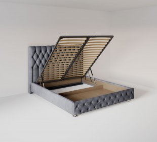 Кровать Версаль 1.4 м с подъемным механизмом в Нижних Сергах - nizhnie-sergi.magazinmebel.ru | фото - изображение 4