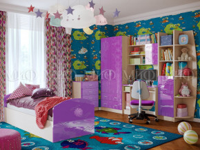 Детская комната Юниор-2 Фиолетовый металлик в Нижних Сергах - nizhnie-sergi.magazinmebel.ru | фото