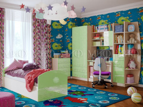 Детская комната Юниор-2 Салатовый металлик в Нижних Сергах - nizhnie-sergi.magazinmebel.ru | фото