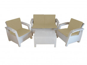 Комплект уличной мебели Yalta Premium Terrace Set белый в Нижних Сергах - nizhnie-sergi.magazinmebel.ru | фото