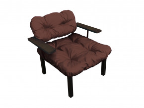 Кресло Дачное коричневая подушка в Нижних Сергах - nizhnie-sergi.magazinmebel.ru | фото