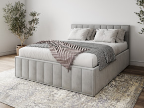 Кровать 1400 Лана серый велюр в Нижних Сергах - nizhnie-sergi.magazinmebel.ru | фото