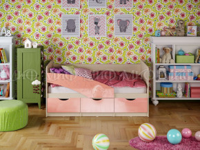Кровать Бабочки 1600 Розовый металлик в Нижних Сергах - nizhnie-sergi.magazinmebel.ru | фото