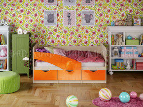 Кровать Бабочки 1800 Оранжевый металлик в Нижних Сергах - nizhnie-sergi.magazinmebel.ru | фото