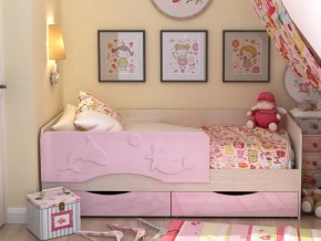 Кровать детская Алиса КР 812 розовая 1600 в Нижних Сергах - nizhnie-sergi.magazinmebel.ru | фото