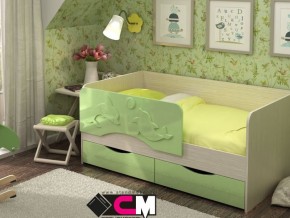Кровать детская Алиса КР 812 зеленая 1600 в Нижних Сергах - nizhnie-sergi.magazinmebel.ru | фото