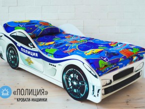 Кровать детская машина Полиции в Нижних Сергах - nizhnie-sergi.magazinmebel.ru | фото