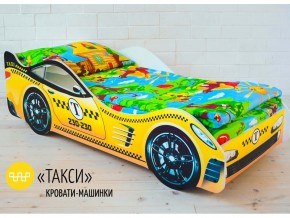 Кровать детская машина Такси в Нижних Сергах - nizhnie-sergi.magazinmebel.ru | фото