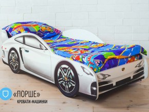 Кровать детская машинка Порше в Нижних Сергах - nizhnie-sergi.magazinmebel.ru | фото