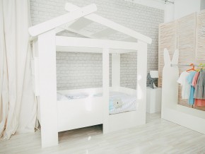 Кровать детская Теремок без ящика белая в Нижних Сергах - nizhnie-sergi.magazinmebel.ru | фото