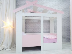 Кровать детская Теремок без ящика розовая в Нижних Сергах - nizhnie-sergi.magazinmebel.ru | фото