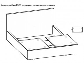 Кровать Феодосия норма 160 с механизмом подъема и дном ЛДСП в Нижних Сергах - nizhnie-sergi.magazinmebel.ru | фото - изображение 5