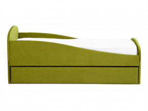 Кровать с ящиком Letmo оливковый (велюр) в Нижних Сергах - nizhnie-sergi.magazinmebel.ru | фото - изображение 6