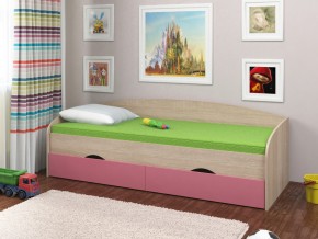 Кровать Соня 2 сонома-розовый в Нижних Сергах - nizhnie-sergi.magazinmebel.ru | фото
