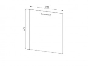 П 60 Комплект для посудомоечной машины 600 мм (цоколь + фасад) ЛДСП в Нижних Сергах - nizhnie-sergi.magazinmebel.ru | фото