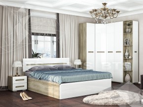 Спальня Наоми с угловым шкафом в Нижних Сергах - nizhnie-sergi.magazinmebel.ru | фото