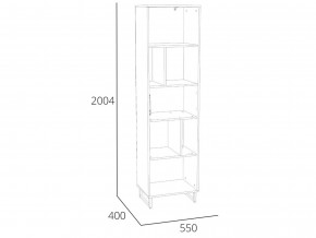 Стеллаж Фолк НМ 014.91 в Нижних Сергах - nizhnie-sergi.magazinmebel.ru | фото - изображение 2