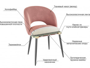 Стул Моли велюр синий в Нижних Сергах - nizhnie-sergi.magazinmebel.ru | фото - изображение 2