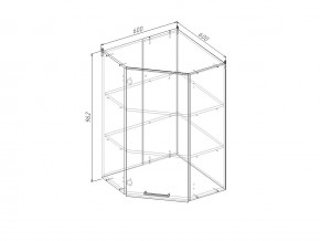ВУ9 Модуль верхний Угловой МВУ9 в Нижних Сергах - nizhnie-sergi.magazinmebel.ru | фото